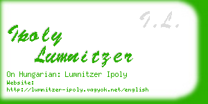 ipoly lumnitzer business card
